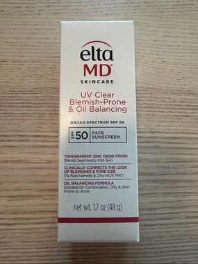 EltaMD UV Clear Blemish-Prone & Oil Balancing SPF 50